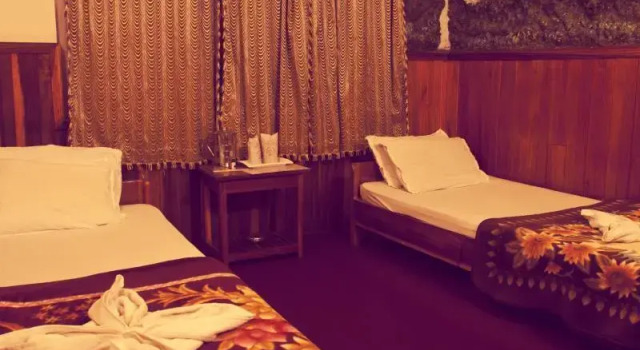 Economy Doppel Zimmer mit Balkon und mit Blick Hotel Rabdentse Residency