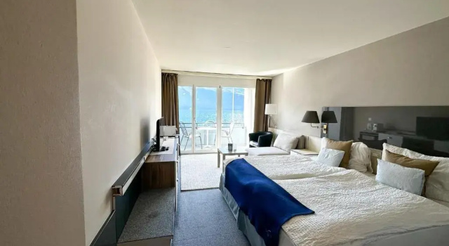 Двухместный номер Economy с балконом Seehotel Riviera at Lake Lucerne