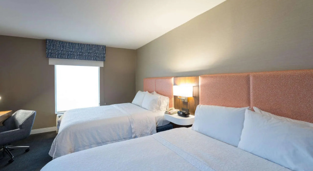 Четырёхместный номер Standard Hampton Inn and Suites Jamestown