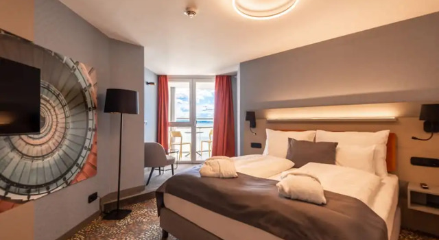 Номер Superior с балконом Hotel Helikon, Keszthely