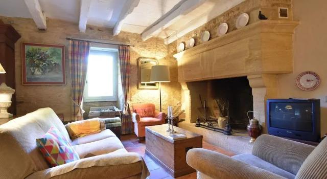 Characteristic House Near Villefranche-du-périgord With Round Private Swimming Pool