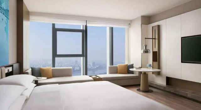 Двухместный номер Deluxe с видом на реку Jinhua Marriott Hotel