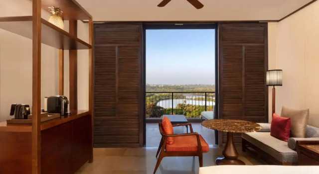 Двухместный семейный номер Standard с видом на реку Hilton Goa Resort Candolim