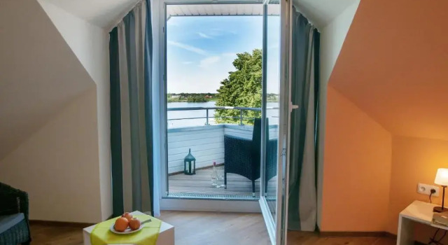 Двухместный номер Comfort с видом на реку Hotel Elbblick Garni