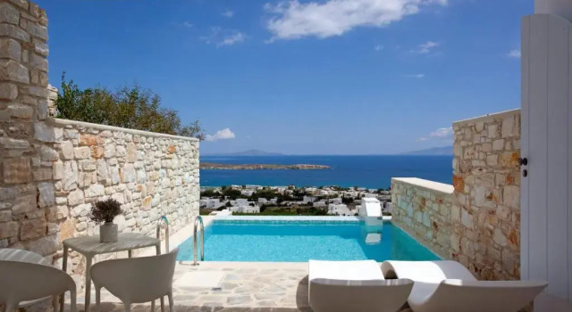 Номер Luxury с видом на море Calme Boutique Hotel