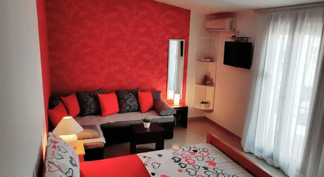 Студия с балконом и с видом на море Apartments Taida