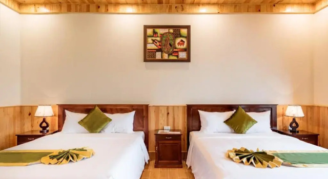 Двухместный номер Deluxe Bungalow Sáng Tươi Mountains