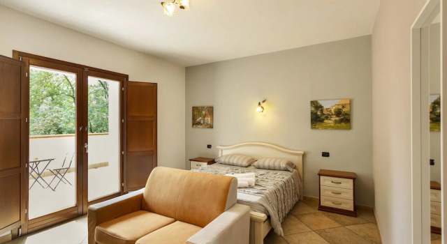 Люкс Deluxe с балконом Agriturismo La Sfruscià