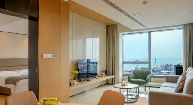 Семейный люкс Executive с видом на море Haiyi International Apartment