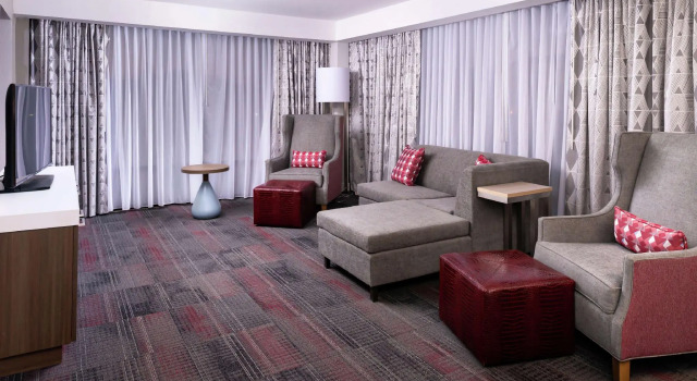 Двухместный люкс c 1 комнатой Hilton Garden Inn Columbia Downtown