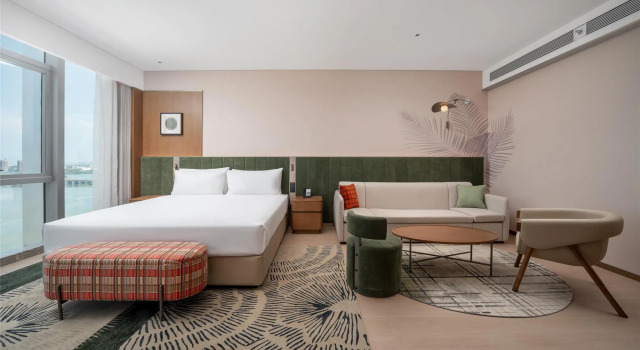 Номер Deluxe Hilton Garden Inn Wuhu Economic Tech Zone