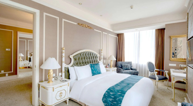 Четырёхместный люкс с 2 комнатами с видом на озеро Goethe Hotel Hangzhou
