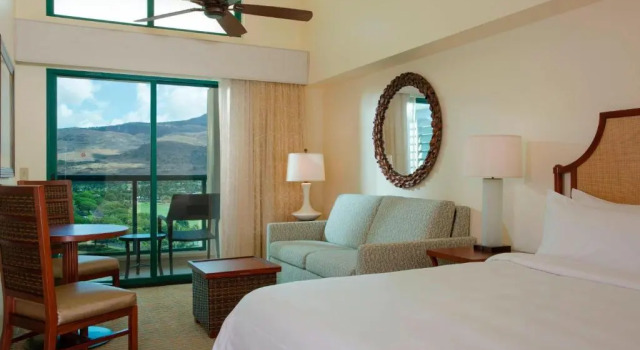 Двухместный номер Standard Пентхаус с видом на горы Marriotts Ko Olina Beach Club