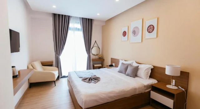 Двухместный номер Deluxe Minh Chi Hotel