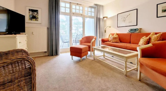Villa Strandidyll F 631 WG 11 mit Meerblick und zwei Balkonen