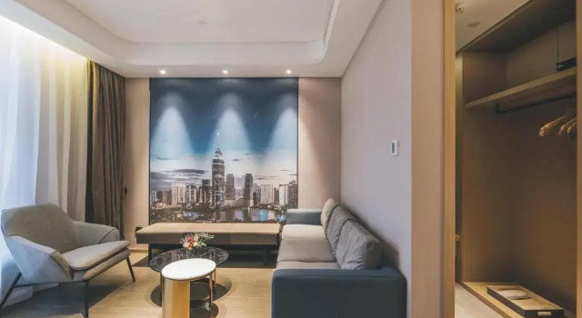 Люкс Deluxe Atour Hotel Shaoxing Shangyu E-Travel Town