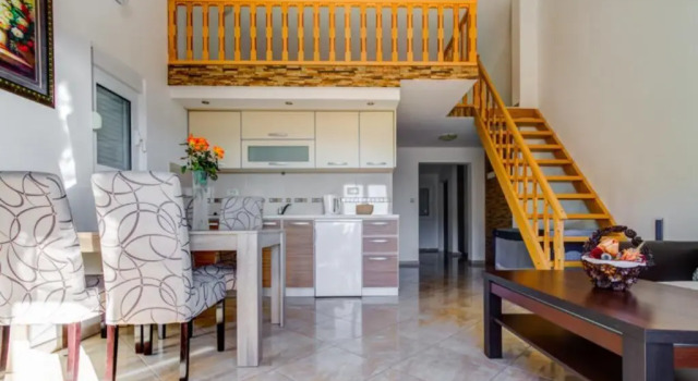 Апартаменты Дуплекс с 2 комнатами с балконом и с видом на море Villa Lux Rajović