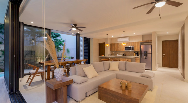 New Charming Villa 2 Levels Private Pool Garden Wifi Bikes, Rezerwuj Willa Hotele w Quintana Roo z parkingiem, Parking