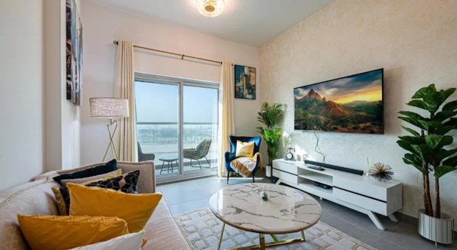Апартаменты Luxury 1BDR Apt in Al Barsha with beautiful city skyline views