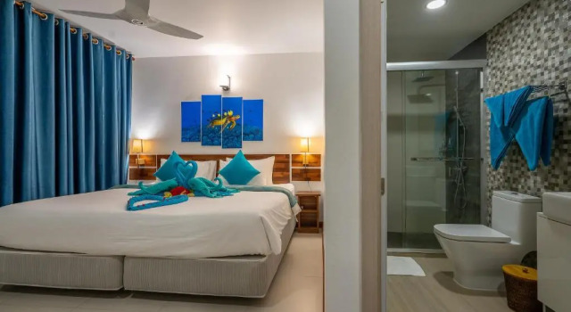 Deluxe Doppel Zimmer Ithaa Dhigurah Maldives