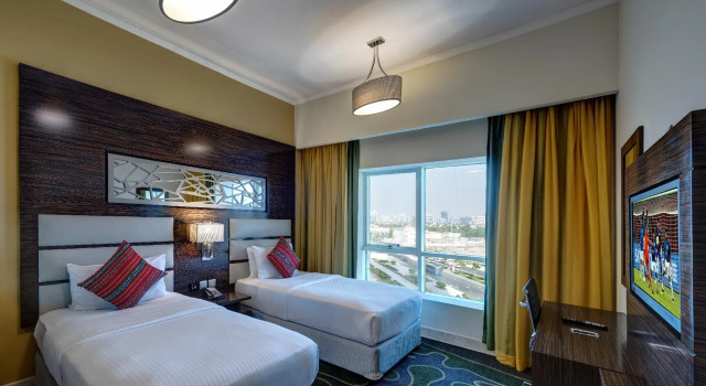 Апартаменты с 2 комнатами Marriott Hotel Production City, Dubai