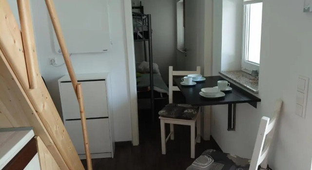 Апартаменты Kleine gemütliche Ferienwohnung im Tiny House Stil Lutherstadt Wittenberg