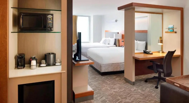 Четырёхместная студия SpringHill Suites Indianapolis Downtown