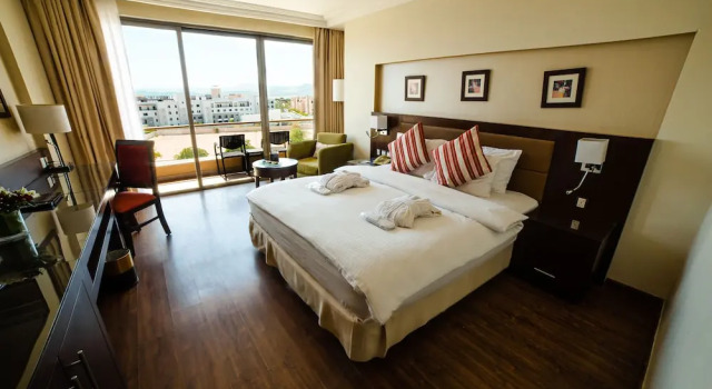 Номер Deluxe с балконом и с красивым видом из окна Oryx Hotel Aqaba