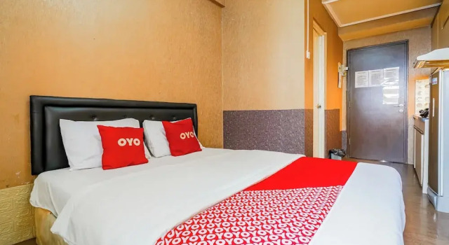 Luxo Casal quarto OYO 93927 Apartemen Gateway Pasteur By Taufan