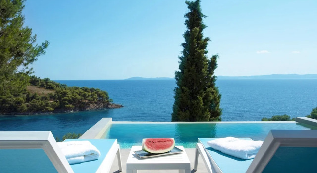 Вилла c 1 комнатой с красивым видом из окна Porto Carras Villa Kalyva Mare