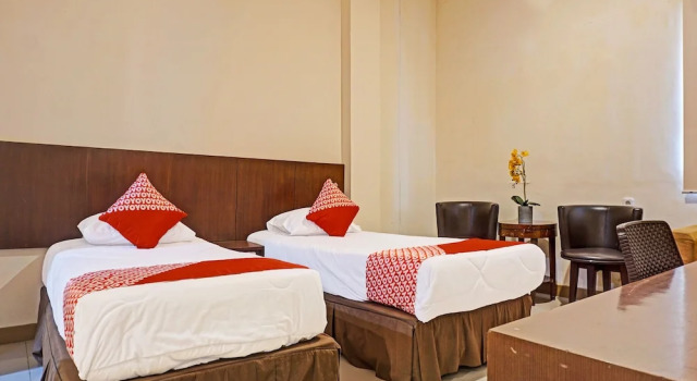Двухместный номер Standard Collection O 91414 Hotel Marina Beach