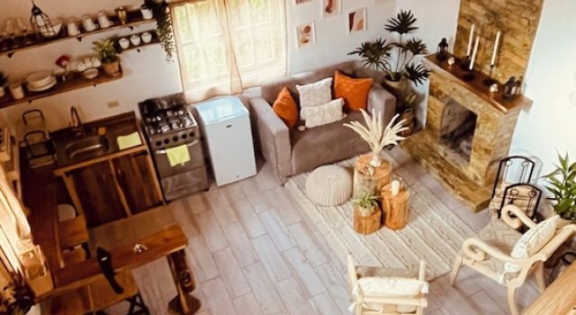 Семейный номер Standard с балконом и с видом на сад Valle Fresco Eco-Lodge