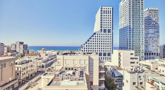 Апартаменты с видом на море Allenby 36 Bauhaus Residence 5 Stars