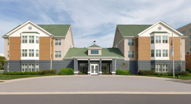 Кровать в общем номере Homewood Suites by Hilton Dulles-North Loudoun