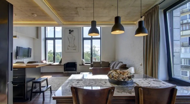 Loft 65 66 Panoramic View, Prenota Appartamento Naujamiestis Vilnius, vicino a Rimi Mylia