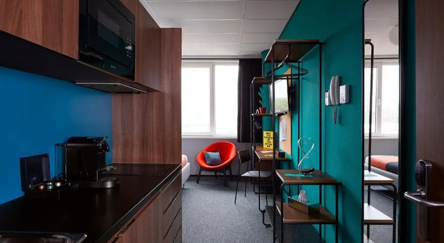 Двухместная студия Deluxe The Social Hub Amsterdam West 4 star