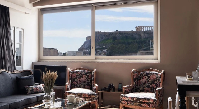 Двухместный люкс Executive с видом на город Emporikon Athens Hotel