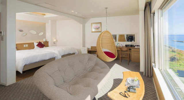 Двухместный номер Standard oceanfront Kokorono Resort Umino Bettei Furukawa