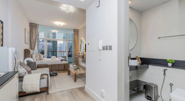 Gogoto Lux Studio Canal & Burj View, Забронировать Апартаменты/квартира Апартаменты Эмирата Дубая, рядом с Деловой район Эмаар-Сквер, Апартаменты/квартира