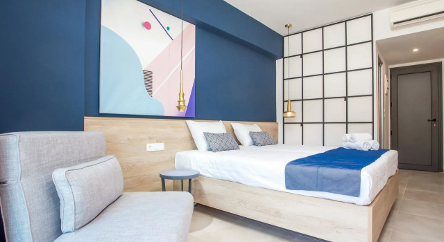 Трёхместный номер Deluxe с видом на сад Madison Boutique, Faliraki