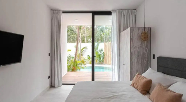 NEW! ☆King Bed Apartment☆ Aldea Zamá ☆Xante 102, Rezervasyon Daire Tulum havuzlu oteller, Yüzme Havuzu