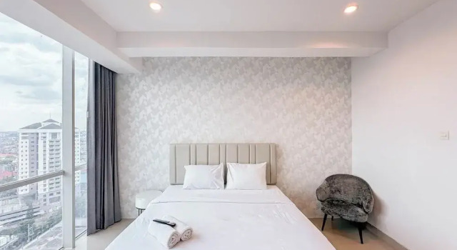 Minimalist Studio (No Kitchen) At The City Square Surabaya Apartment