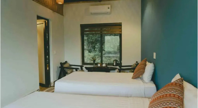 Трёхместный номер Standard с видом на горы Trang An Ecolodge