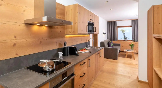 Апартаменты с 2 комнатами с балконом Das Grünholz Aparthotel