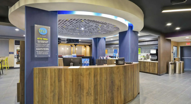 Кровать в общем номере Tru By Hilton Corpus Christi South Padre Island Dr