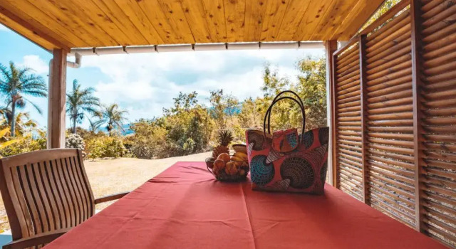 Коттедж Saint Leu - Chambre 3 épis avec PDJ piscine en pleine nature vue mer - Bardzour