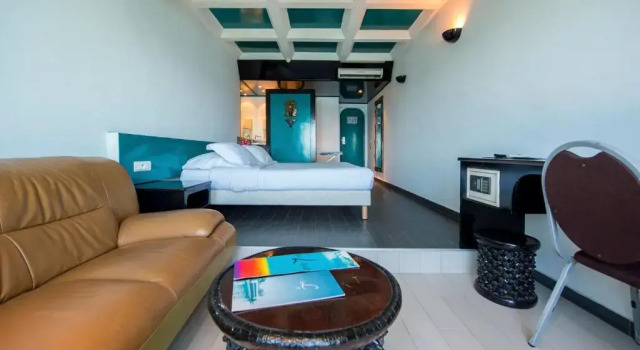 Clássico Casal quarto com vista para o mar Hotel Lagon 2