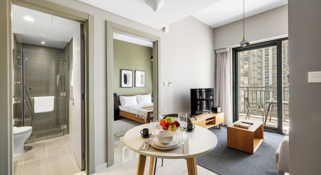 Canal View 1BR Near Business Bay Metro, Забронировать Апартаменты/квартира Дубай Эмират Дубай, рядом с Marasi Promenade