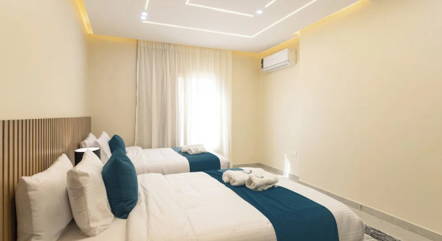 Апартаменты Deluxe с 3 комнатами с балконом и с видом на город Beithady Luxury Aparthotel Lotus - BH-73