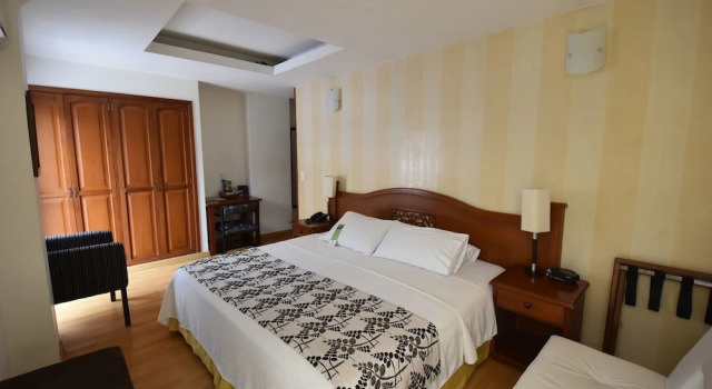 Номер Superior c 1 комнатой с балконом и с видом на город Hotel Bolivar Plaza